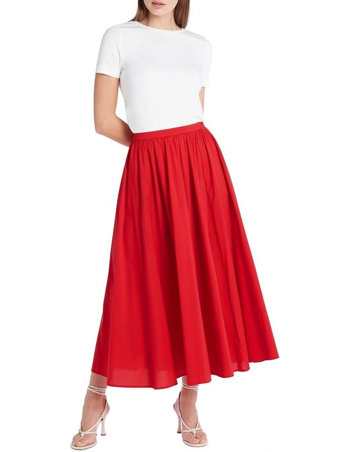 Deals π David Lawrence Paloma Cotton Maxi π Skirt In Poppy βοΈ - Image 2