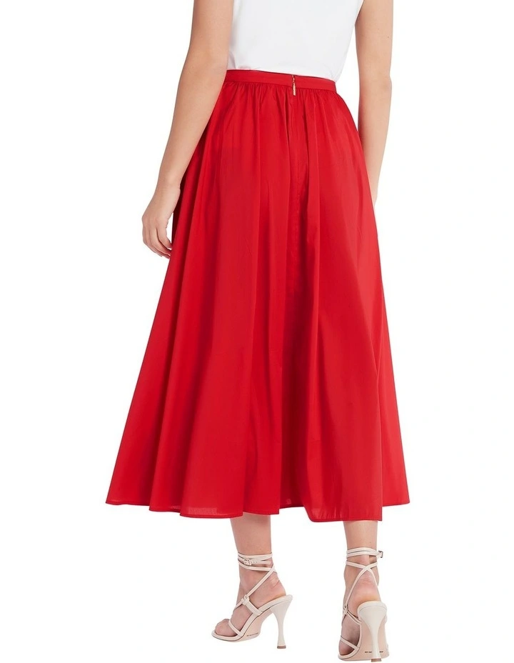Deals π David Lawrence Paloma Cotton Maxi π Skirt In Poppy βοΈ - Image 3