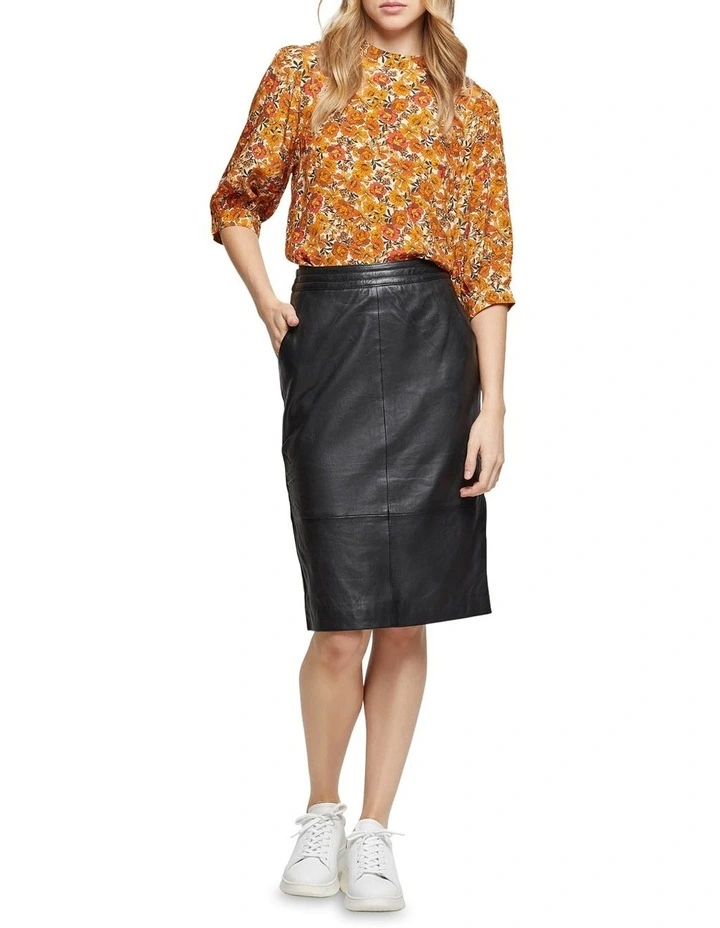 Cheapest π Oxford Scout Leather π Skirt Black β - Image 5