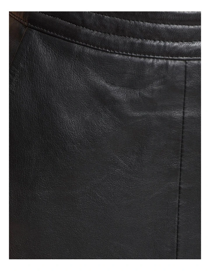 Cheapest π Oxford Scout Leather π Skirt Black β - Image 6