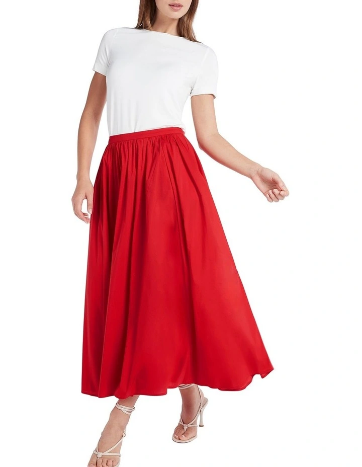 Deals π David Lawrence Paloma Cotton Maxi π Skirt In Poppy βοΈ - Image 4