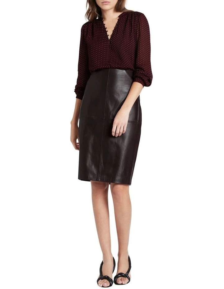 Brand new β David Lawrence Adelaide Leather π Skirt Fig β - Image 2