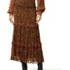 New 🤩 Ministry Of Style Woodland Wonder Maxi 👗 Skirt In Brown 😍