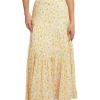 Cheapest 😉 All About Eve Frida Floral Maxi 👗 Skirt In Yellow 🧨