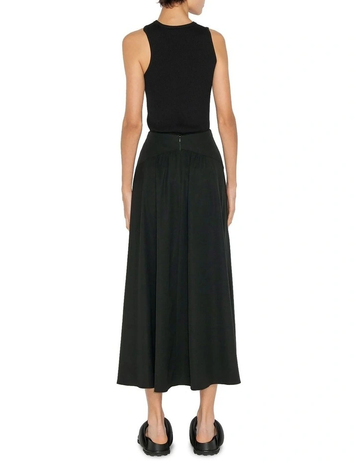 Best Pirce π₯° Cue Draped Midi π Skirt In Black π₯° - Image 2