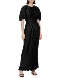 Best deal 😀 Veronika Maine Accordion Pleats Maxi 👗 Skirt In Black 👏