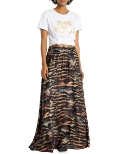 Best Pirce 👏 Sass & Bide Furry Charm Maxi 👗 Skirt In Multi 😉