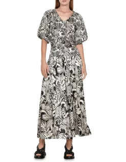 Promo π Veronika Maine Ebony Ferns Maxi π Skirt In Multi π§¨