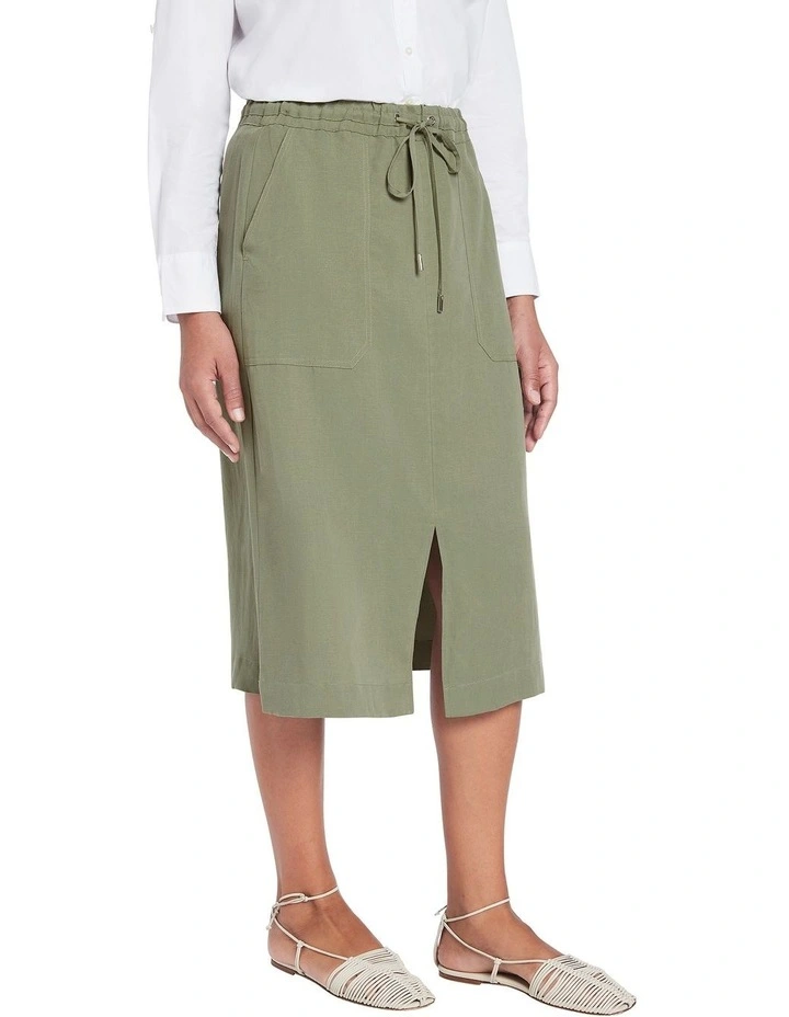 New π David Lawrence Noelani Utility π Skirt In Elm π