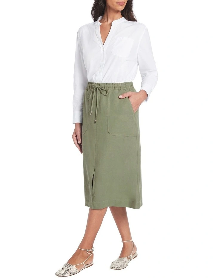 New π David Lawrence Noelani Utility π Skirt In Elm π - Image 2