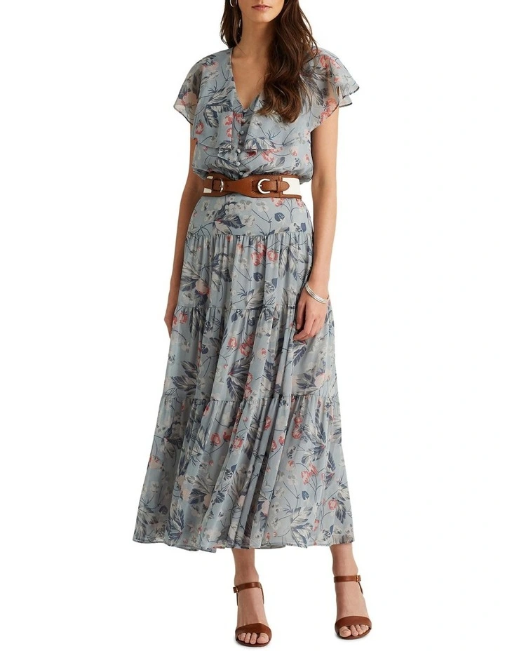 Promo β¨ Lauren Ralph Lauren Floral Tiered Peasant π Skirt β€οΈ - Image 3