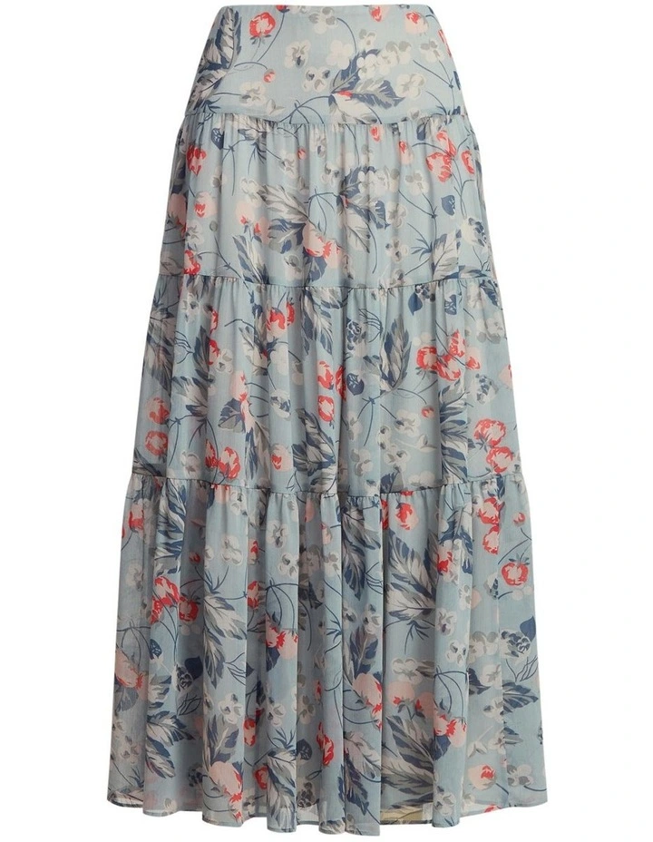 Promo β¨ Lauren Ralph Lauren Floral Tiered Peasant π Skirt β€οΈ - Image 4
