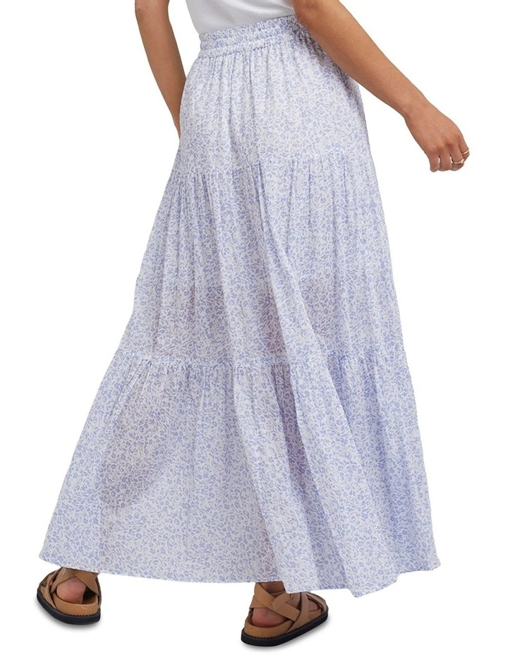 Top 10 π All About Eve Maggie Floral Maxi π Skirt In Blue/White π - Image 2