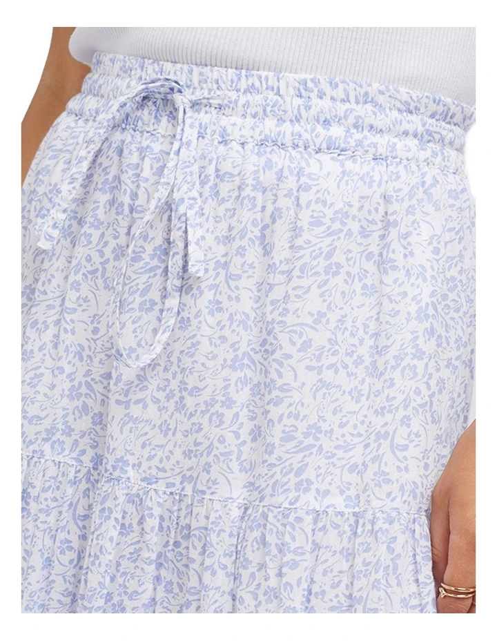 Top 10 π All About Eve Maggie Floral Maxi π Skirt In Blue/White π - Image 3