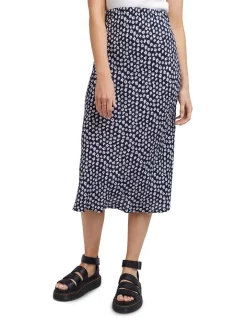 Discount π All About Eve Juniper Slip π Skirt In Navy/White π
