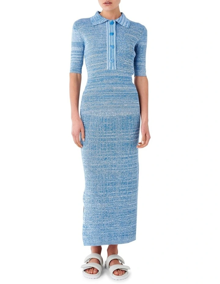 Cheapest π Skin And Threads Cotton Rib Knitted π Skirt In Blue π