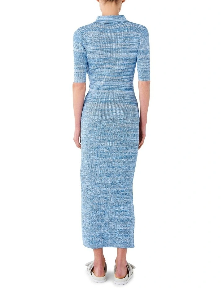 Cheapest π Skin And Threads Cotton Rib Knitted π Skirt In Blue π - Image 3