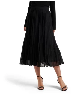 Best Sale π₯ Forever New Hailee Pleated π Skirt Black π€©