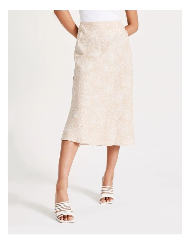 Discount β Basque Linen Midi π Skirt In Assorted π - Image 2