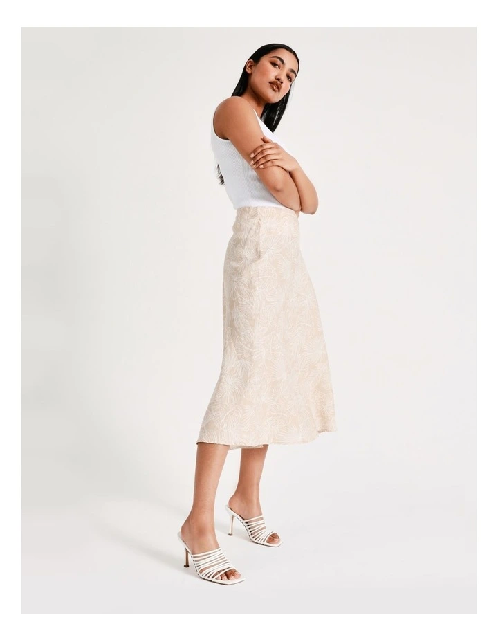 Discount β Basque Linen Midi π Skirt In Assorted π - Image 3