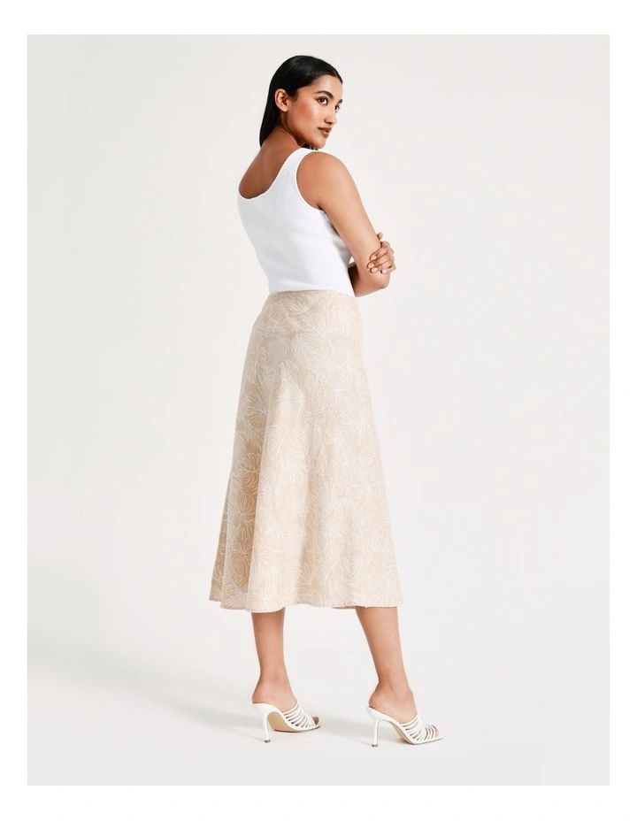 Discount β Basque Linen Midi π Skirt In Assorted π - Image 5