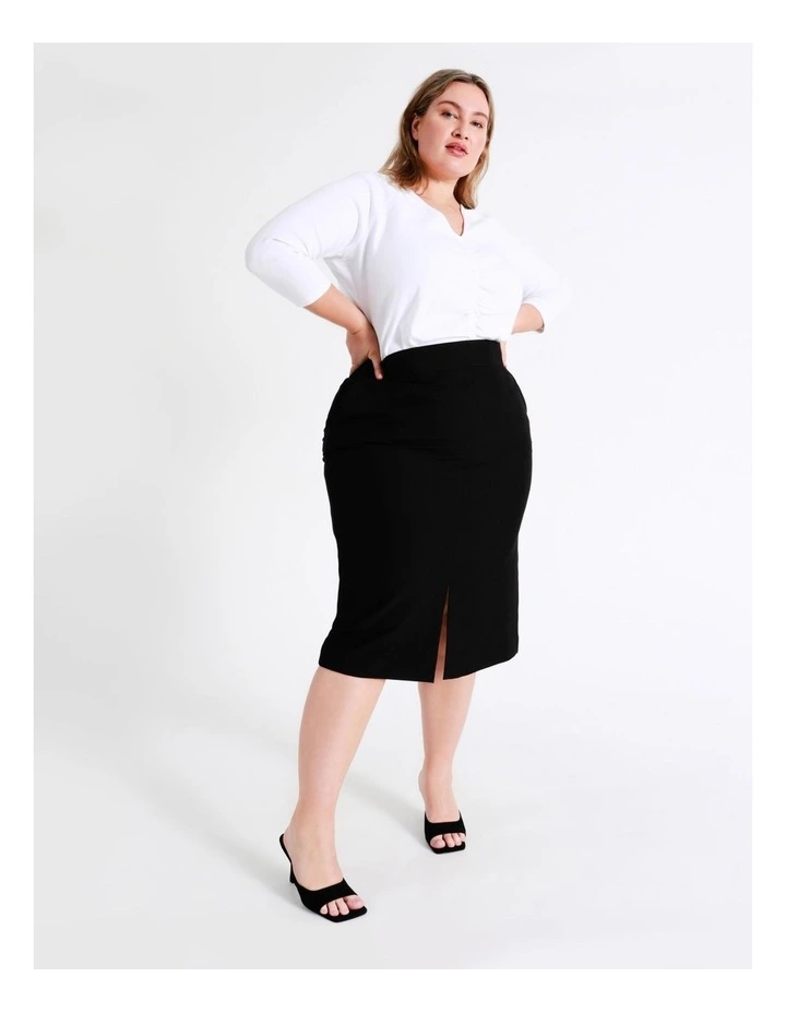 Hot Sale π― Basque Split Suit π Skirt In Black β€οΈ