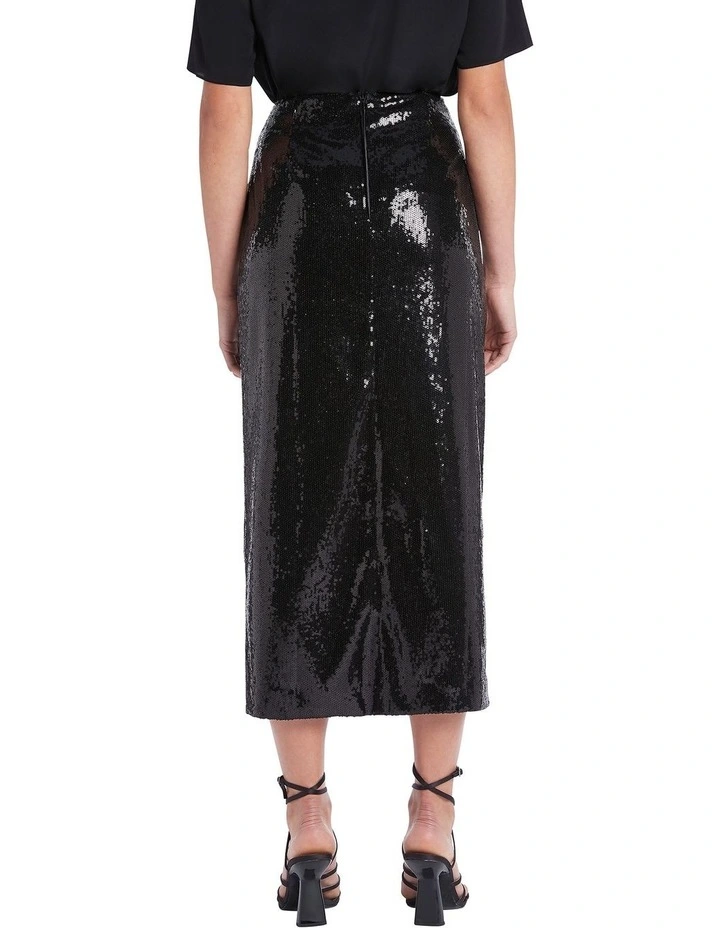 Deals π€© David Lawrence Olina Sequin π Skirt In Black π - Image 2