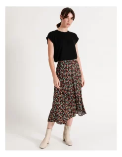 Budget β ONLY Sif Life Midi Wrap π Skirt Black π