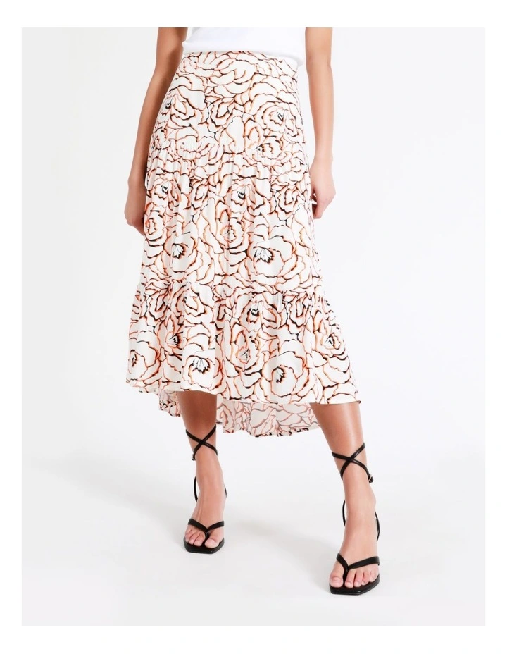 Outlet β Basque High Low Tiered π Skirt In Multi π₯° - Image 2
