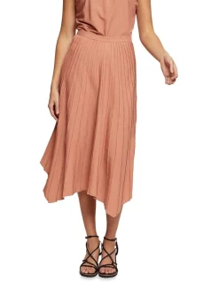 Cheap ⌛ Oxford Ecland Pleated 👗 Skirt In Pink Clay 🥰