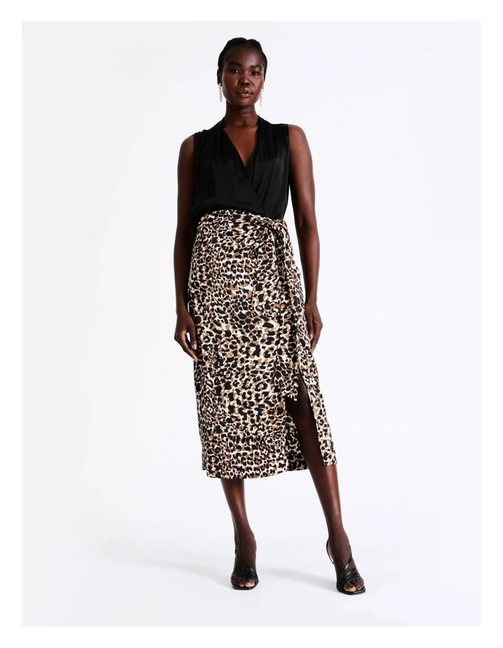 Promo π Wayne Cooper Knot Front Midi π Skirt In Assorted β - Image 6