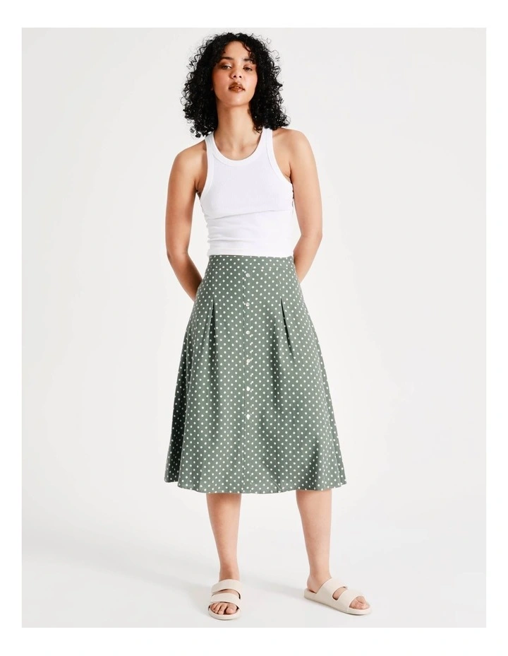 Best Sale π₯° Vero Moda Jesmilo π Skirt In Laurel Wreath Small Spots π - Image 4