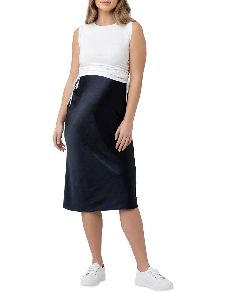 Best deal π₯ Ripe Lexie Satin π Skirt In Navy Blue β