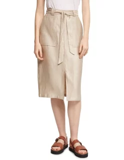 Coupon β Oxford Montana Linen Twill π Skirt In Stone π