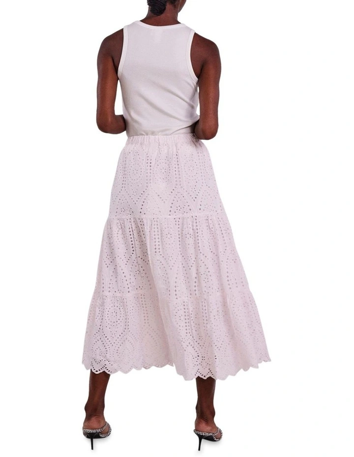 Wholesale 𧨠Y.A.S Holi Midi Cotton Embroidery π Skirt In Delicacy π - Image 2