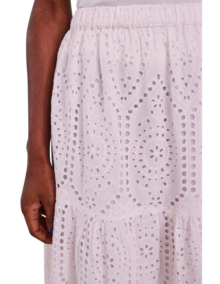 Wholesale 𧨠Y.A.S Holi Midi Cotton Embroidery π Skirt In Delicacy π - Image 3