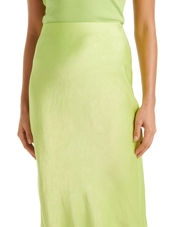 Hot Sale π Forever New Portia Bias Midi π Skirt In Pomelo Green π₯° - Image 4