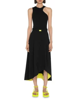 Top 10 👏 Cue Belted Midi 👗 Skirt In Black 🥰