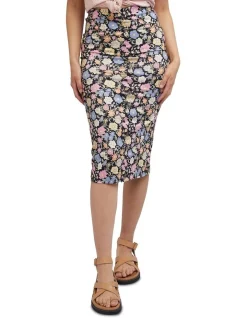 Hot Sale ✨ All About Eve Elodie Slim Fit Midi 👗 Skirt In Multi ⭐