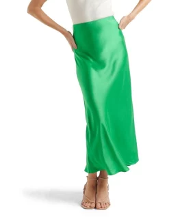 Best Sale π₯° Forever New Portia Bias Midi π Skirt In Green β