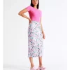 Wholesale 🤩 Miss Shop Recycled Ruched Detail Satin Slip Midi 👗 Skirt In Assorted 🎁