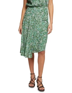 Cheap 😍 Oxford Lara Paisley Printed 👗 Skirt In Green 🌟