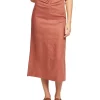 Top 10 👏 Oxford Camilla Linen 👗 Skirt In Desert Clay 😀
