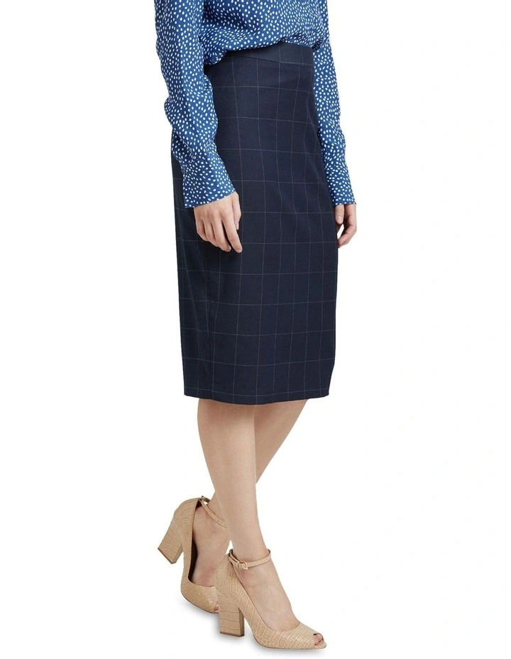 Discount π Oxford Peggy Stretch Eco Suit π Skirt In Navy π - Image 2