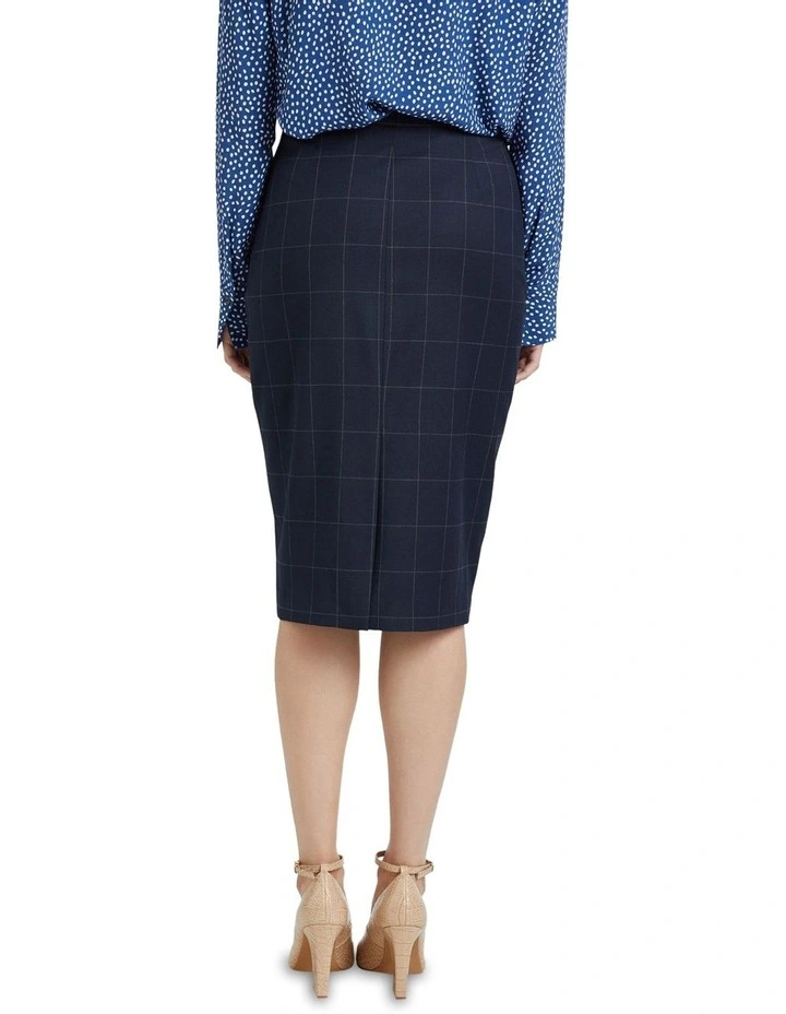 Discount π Oxford Peggy Stretch Eco Suit π Skirt In Navy π - Image 3