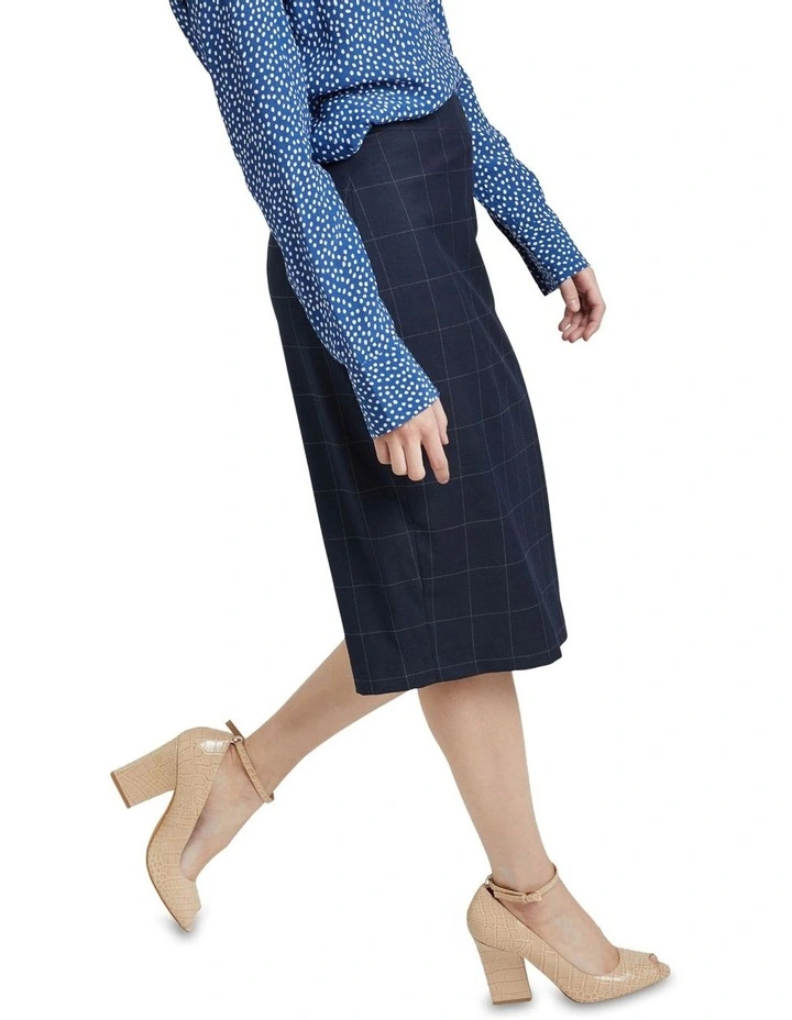 Discount π Oxford Peggy Stretch Eco Suit π Skirt In Navy π - Image 4