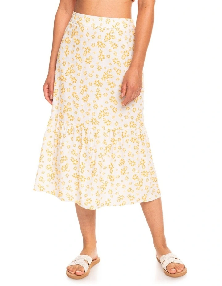 Cheap β Roxy Burnin Love Again Midi π Skirt In Yellow π
