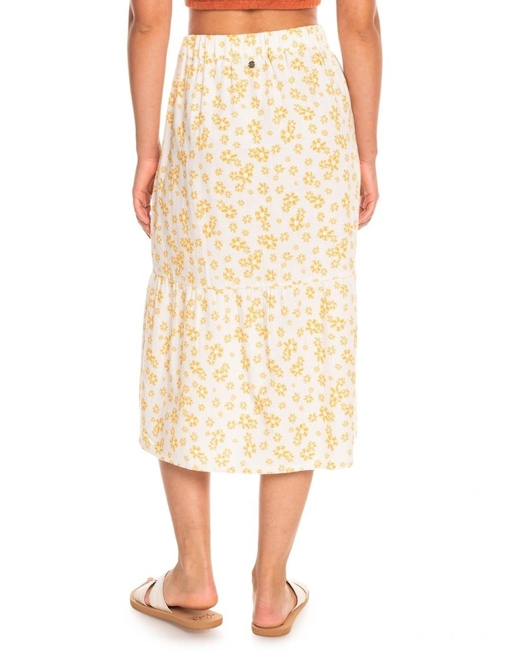 Cheap β Roxy Burnin Love Again Midi π Skirt In Yellow π - Image 2