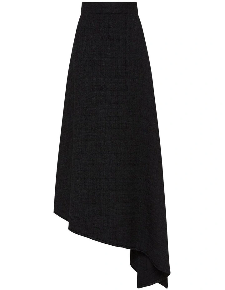 Flash Sale π Veronika Maine Asymmetric Midi π Skirt In Black π - Image 4