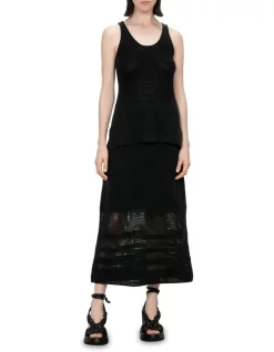 Brand new 🥰 Veronika Maine Crochet 👗 Skirt In Black ✨